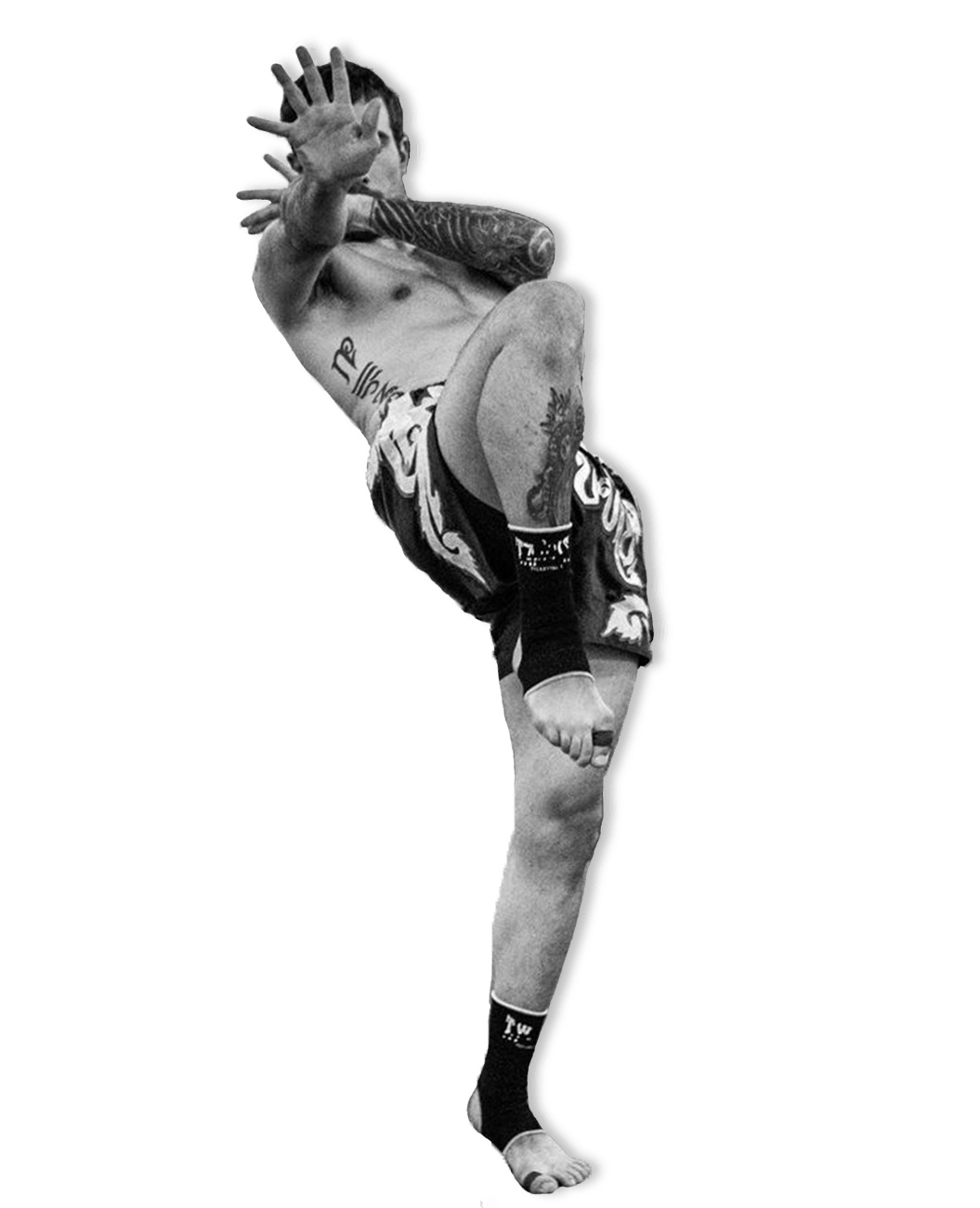 Man_practicing_thai_boxing_mkg_Muay_Thai Seattle Muay Thai Kickboxing more than a Muay Thai Gym