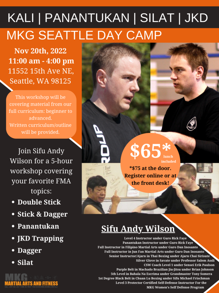 Kali Single/Double Stick Fighting Seminar (Dan Inosanto System), Mt Cook  School, Wellington, November 18 2023