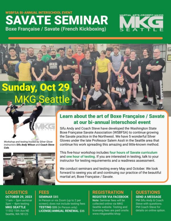 Savate Seattle MKG