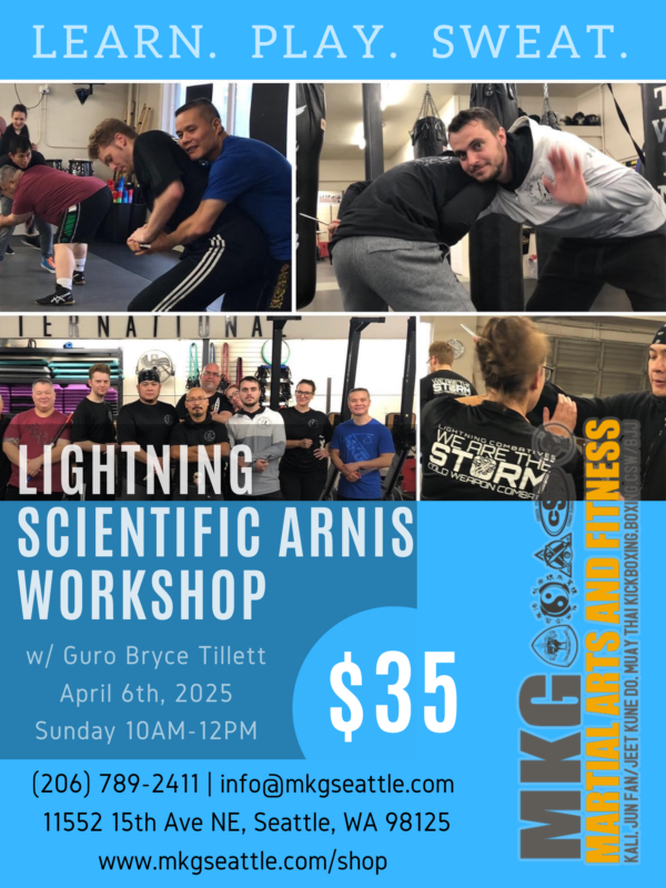 Lightning Scientific Arnis w/ Guro Bryce Tillet - April 6th, 2025 - Image 2