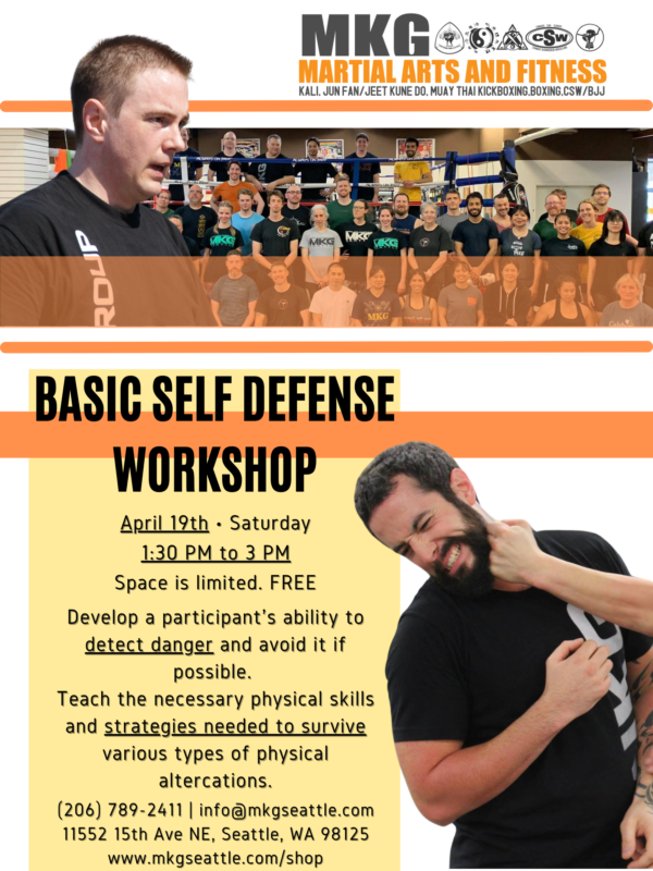 Free Community Self Defense Workshop - April 19th, 2025 - Image 2