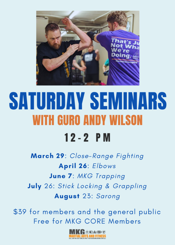 Saturday FMA & JKD Seminars - Spring 2025 - Image 2